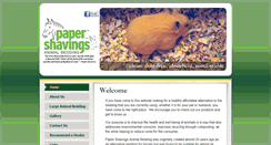 Desktop Screenshot of papershavings.com